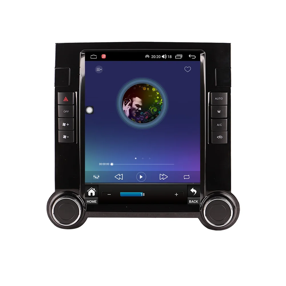 For VW Touareg 2002-2010 Android 13 Tesla Style  Car Audio Car GPS Navigation for Car Multimedia Stereo Apple Carplay