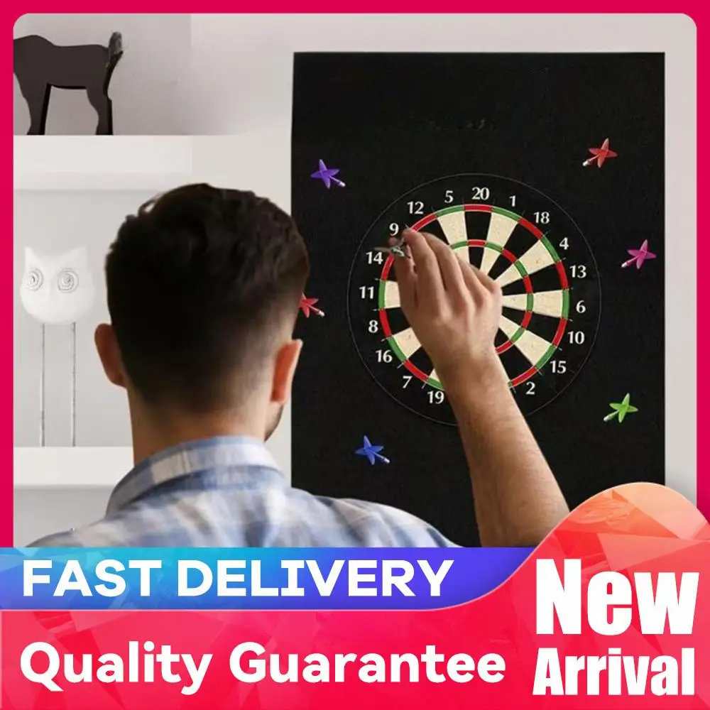 

Защитная пленка для стен для дартса, простая установка, компактный дизайн, фетровая доска для дартса, войлочная полиэстеровая защита для стен, аксессуары для дартс