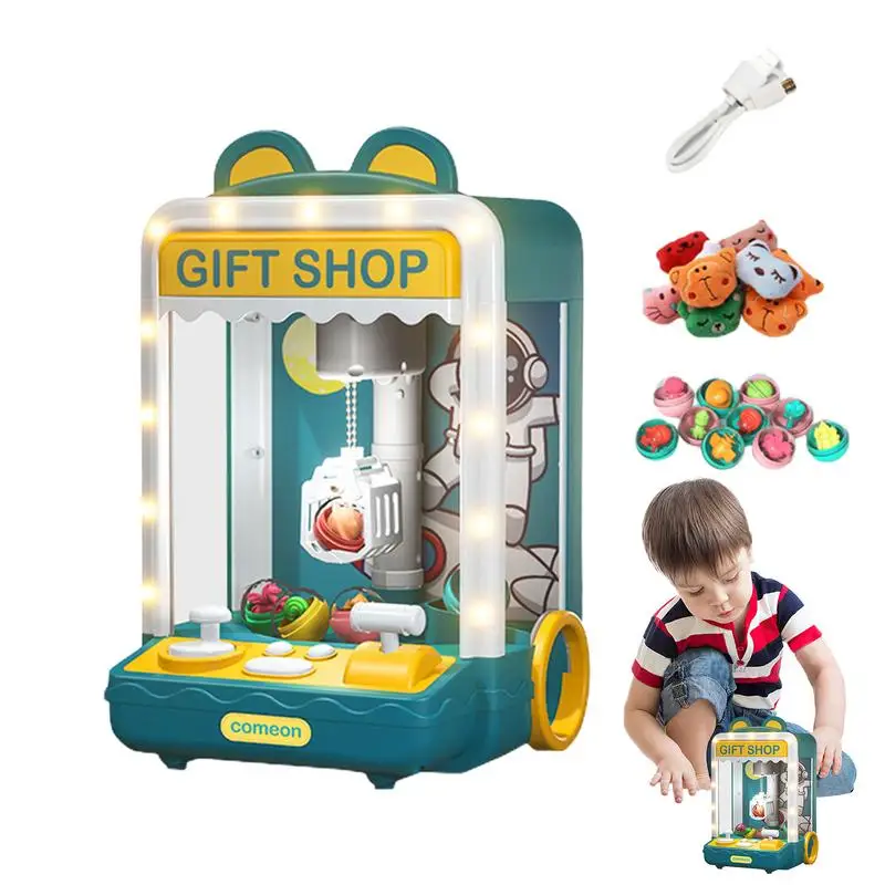 

Doll Machine Indoor Toy Doll Grabber Claw Game Machine Prizes Dispenser Multifunctional Electronic Claw Game Prizes Refill