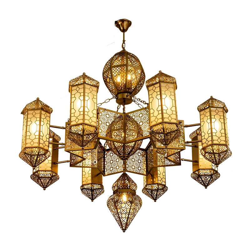 

Thai Arabic style hotel lobby club Western restaurant Cafe light