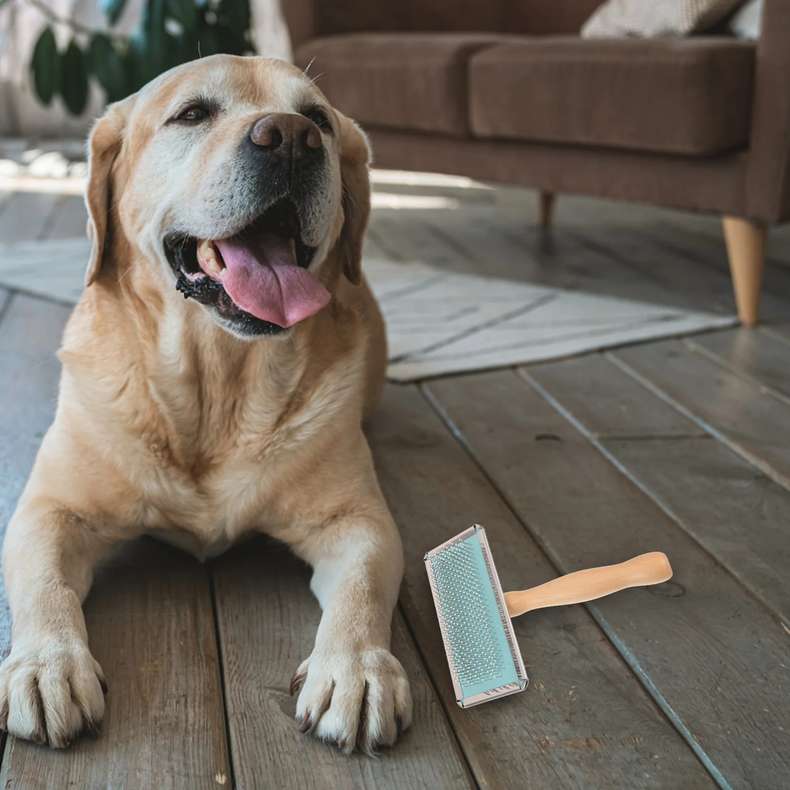 

Pet Hair Remover Cleaner Brush Depilatory Comb Portable Household Dog Cat Grooming Tool Stainless Needle Durability Pet Supplies