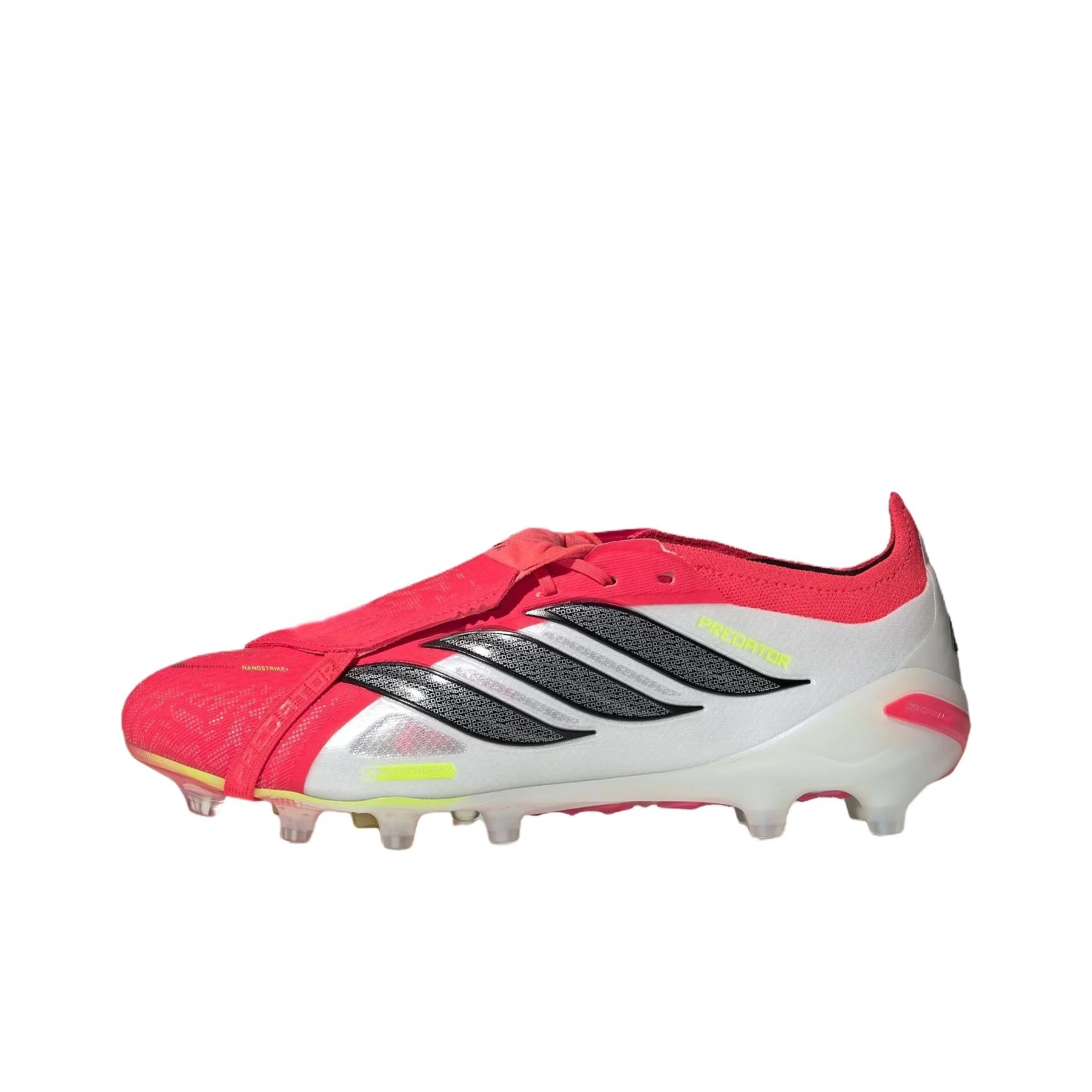 Adidas PREDATOR ELITE AG Artificial Ground Artificial Turf Textile, Synthetic Leather Soccer Shoes Unisex Bright Red JR5899
