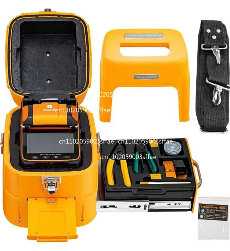 Multifunctional Fiber Optic Fusion Splicer, Built‑in Optical Power Meter for Telecommunication FTTH Splicing Work