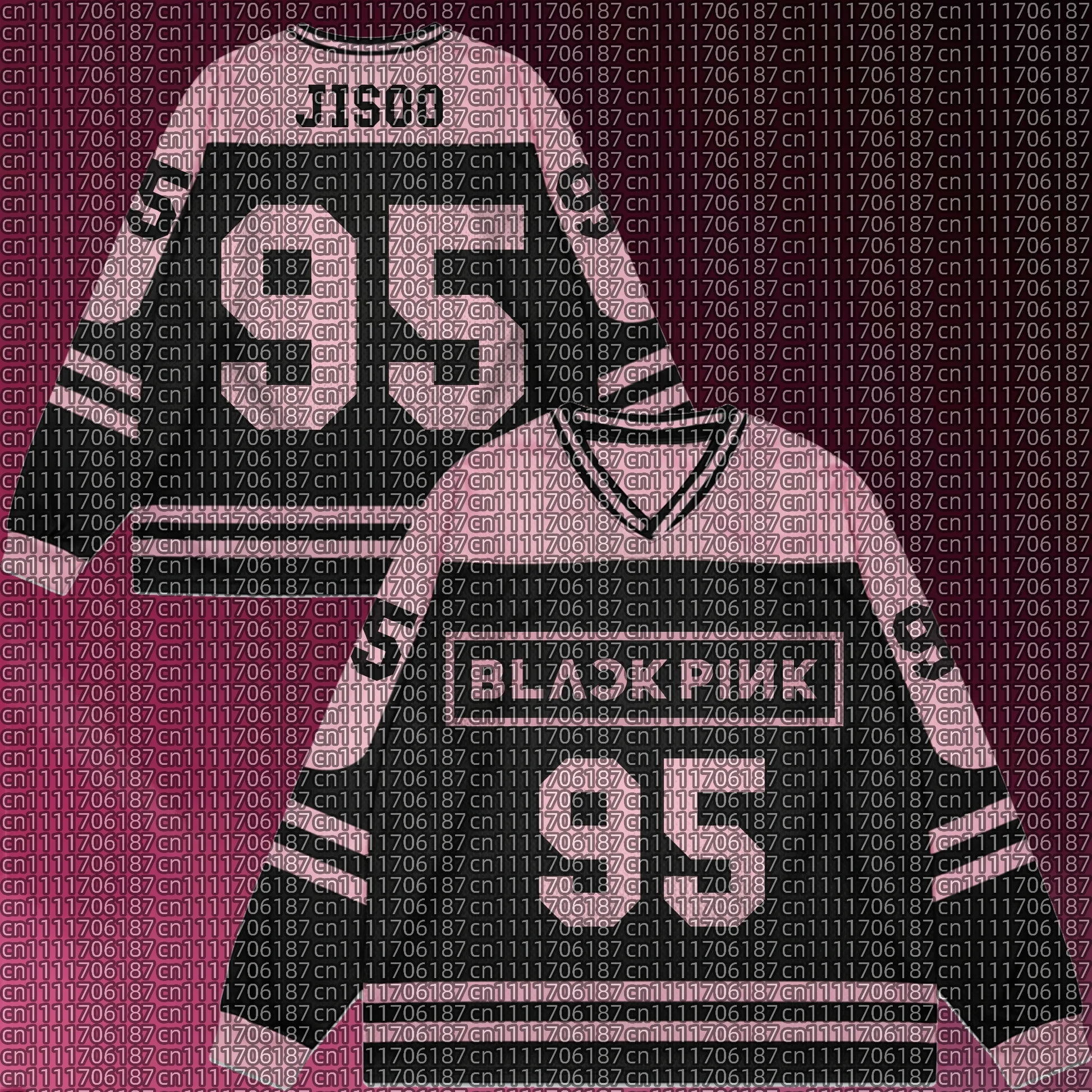 Y2K hot selling black and pink heart-shaped jersey long sleeved V-neck plus size men's and women's mountaineering sports T-shirt