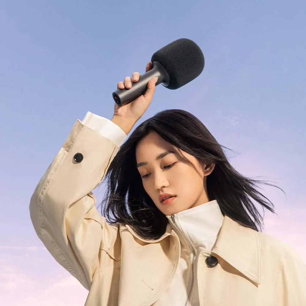 Xiaomi K-Song Microphone wireless bluetooth 5.1 DSP Noise Cancellation Stereo Sound Effect Double Duet with 9 Kinds Sound