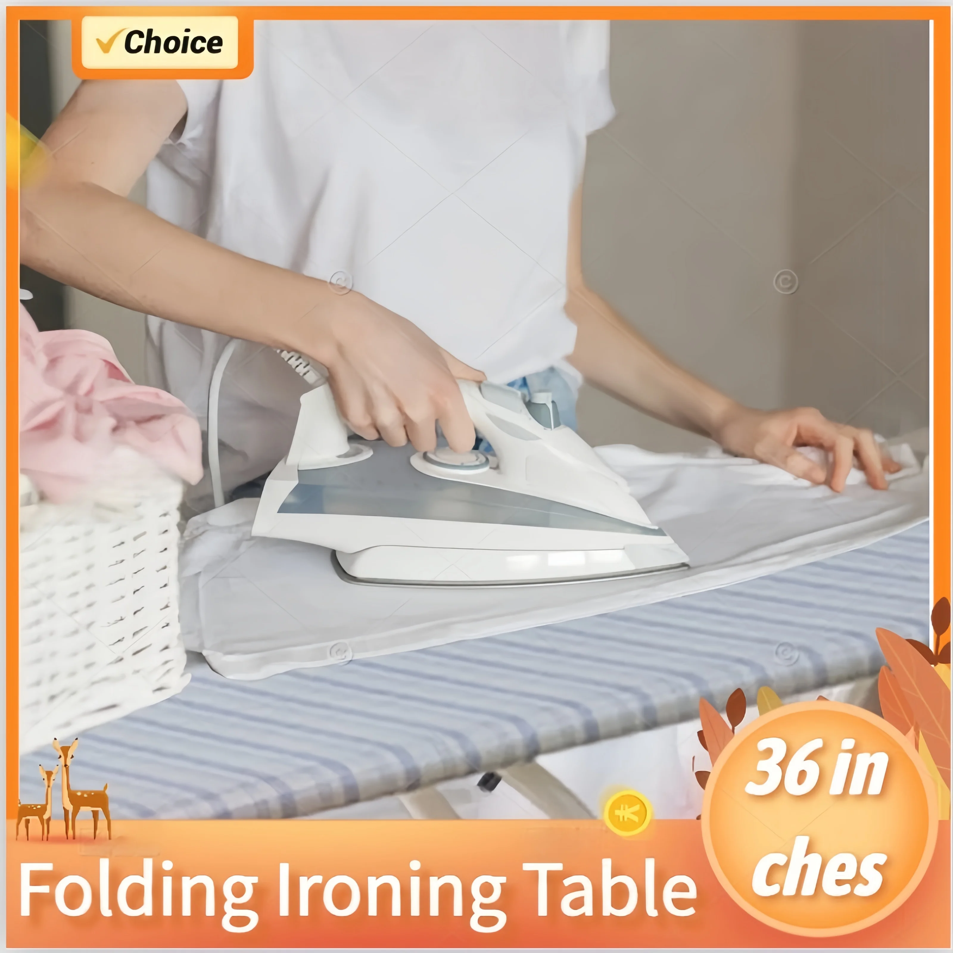 

Доска для глажки палатки, складная гладильная доска с регулируемой высотой, 36 дюймов, ассортимент штамповки, нескользящие ножки для домашней прачечной, нас