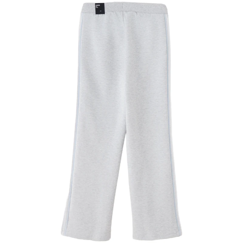 Adidas Women's Sports Pants Straight-Leg Double-Sided Knit Long Pants with Adjustable Waistband Casual Pants Kz1565