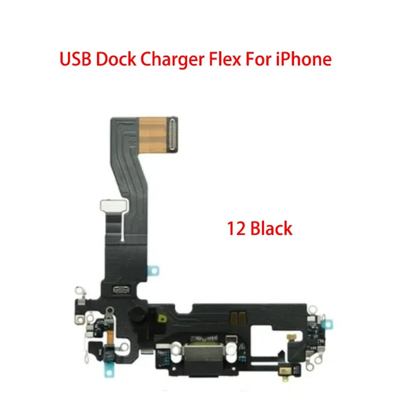 USB Charger Port Connector Dock Charging Flex Cable For iPhone 12 /12 Pro/12 Pro Max Mini Replacement