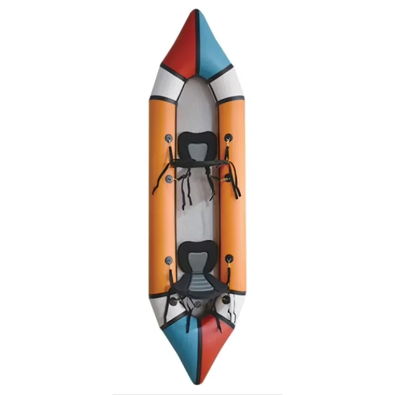 Eco-Friendly Inflatable Boat Outdoor Air Boat Water Rafting Inflatable Fishing Kayak Inflatable Lightweight Pvc PackRaft