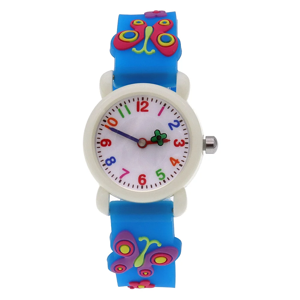 Reloj de pulsera para niños y niñas, relojes impermeables de 28mm, caja de plástico, regalos de fiesta, alta calidad