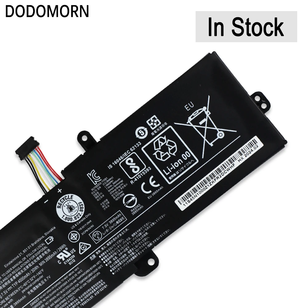 Imagem -05 - Bateria do Portátil para Lenovo Ideapad 130 330 520 S145 32015ikb 15isk 15abr 15ast 14ikb L16m2pb1 L16l2pb1 L16s2pb2 L16m2pb2 30wh