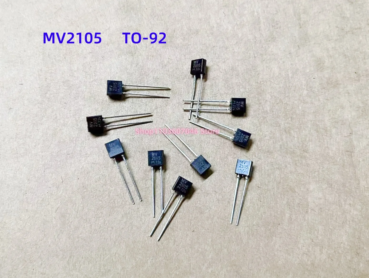 10pcs MV2105 brand new original MV 2105 direct insertion TO-92 varactor diode for electric toy remote control