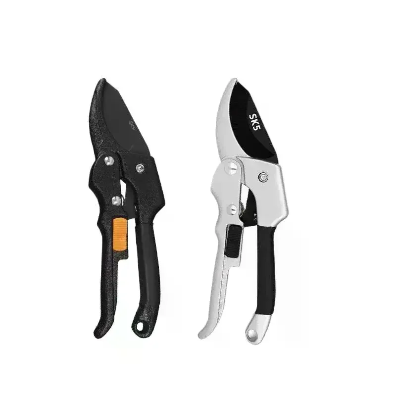 SK5 Steel Pruning Shears Ultra Sharp Cutting Blade Non Slip Ergonomic Handle Perfect For Home Gardening Tree Branch Trimming