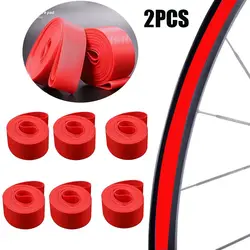 2pcs Bicycle Tire Liner Anti-Puncture Tape MTB Road Bike Inner Tube Pad Rim Liner 24/26/27.5/29/406/451mm Tubeless Bicycle Tyre