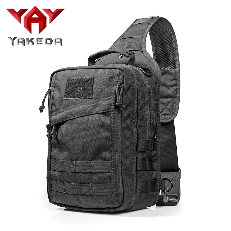 Borsa a tracolla tattica multifunzionale YAKEDA, design zaino per pistola, nylon impermeabile, borsa casual sportiva tattica