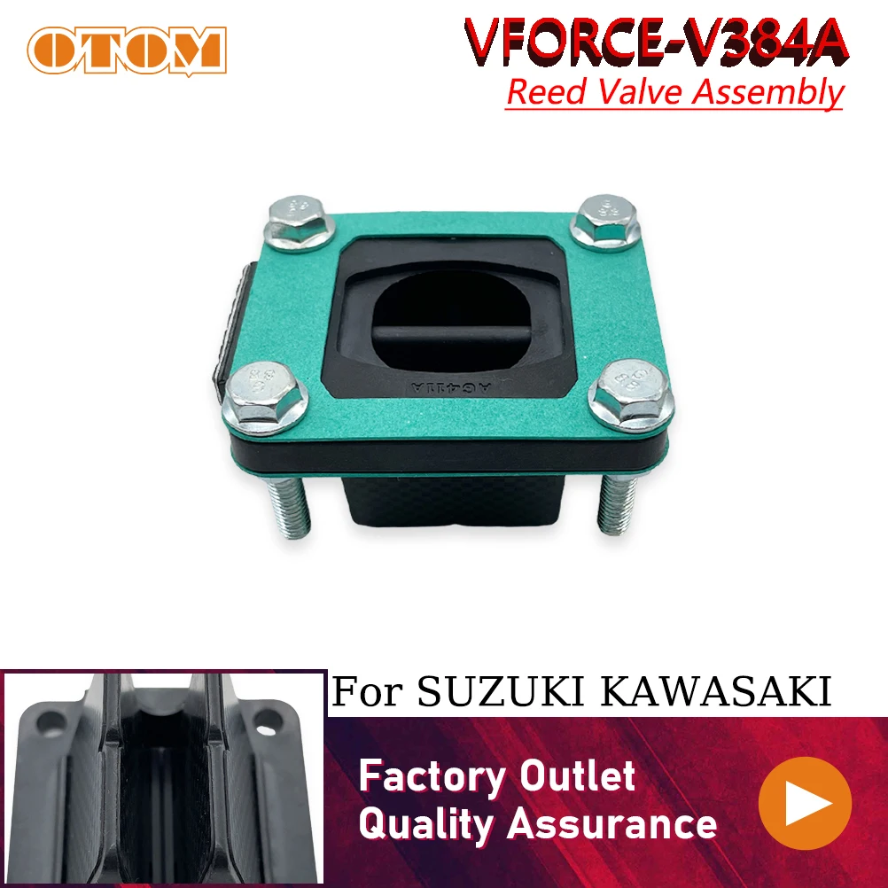V384A V-FORCE Motorcycle Reed Valve Assembly VFORCE 3 Reed Valve Cage Force Set For Kawasaki KX80 KX85 KX100 KX112 Suzuki RM100