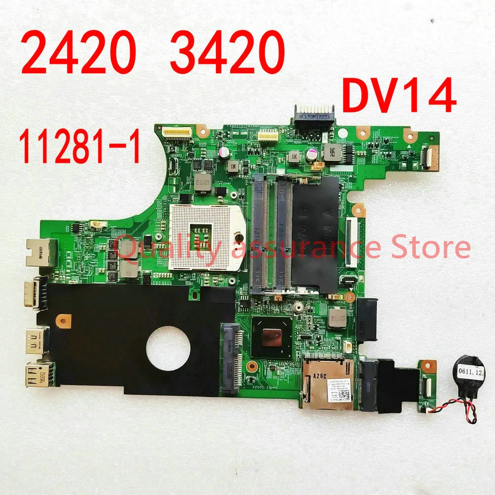 11281-1 Mainboard For Dell VOSTRO 2420 V3420 3420 Laptop Motherboard DV14 MLK CN-0K4FNR 0K4FNR K4FNR HM76 DDR3100%Full Tested