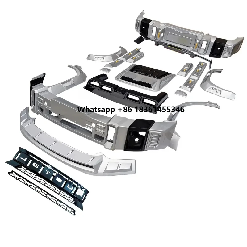 Auto Parts Front Bumper And Exterior Grille Car Grillsfor Jetour T2 Traveller Luxury Body Kit