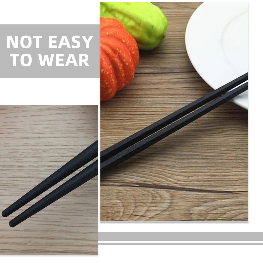 

Hexagonal Chopsticks Japanese Style Non-Slip Reusable PP Practical Household Comfortable Grip Portable Kitchen Tableware