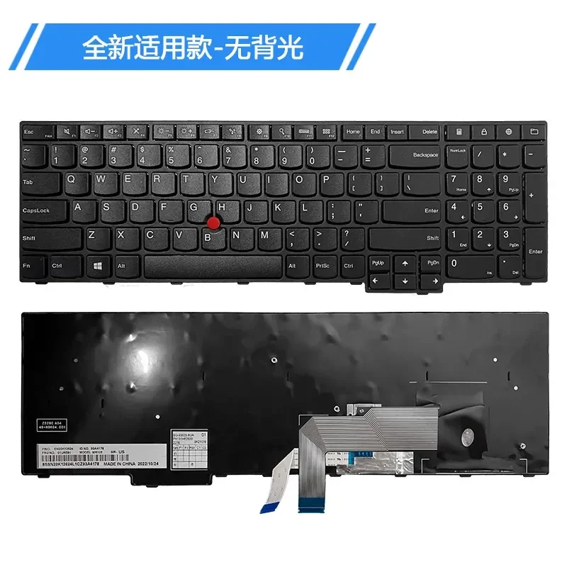 New Keyboard for Lenovo ThinkPad S5 S5 2nd Generation E560P Black