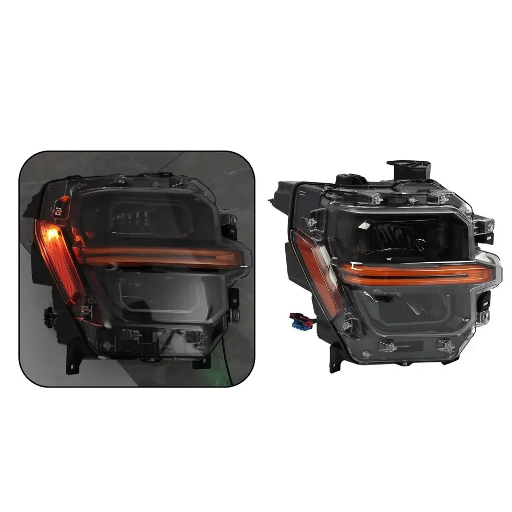 Quad Lens LED Headlights DRL For Ford F150 2024 2025 XL XLT STX Tremor Base Model Dynamic Turn Signal Head Lamp