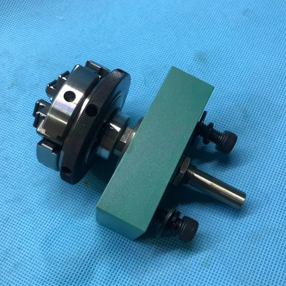 

Manual Chuck Spindle for Lathe - Aluminum Body, Side-Mount, Precision Bearing, 1-45mm Clamping Range
