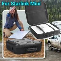 Para Starlink Mini funda protectora ultraligera resistente al desgaste bolso de hombro a prueba de golpes bolsa de almacenamiento protectora bolso de almacenamiento de cable de alimentación