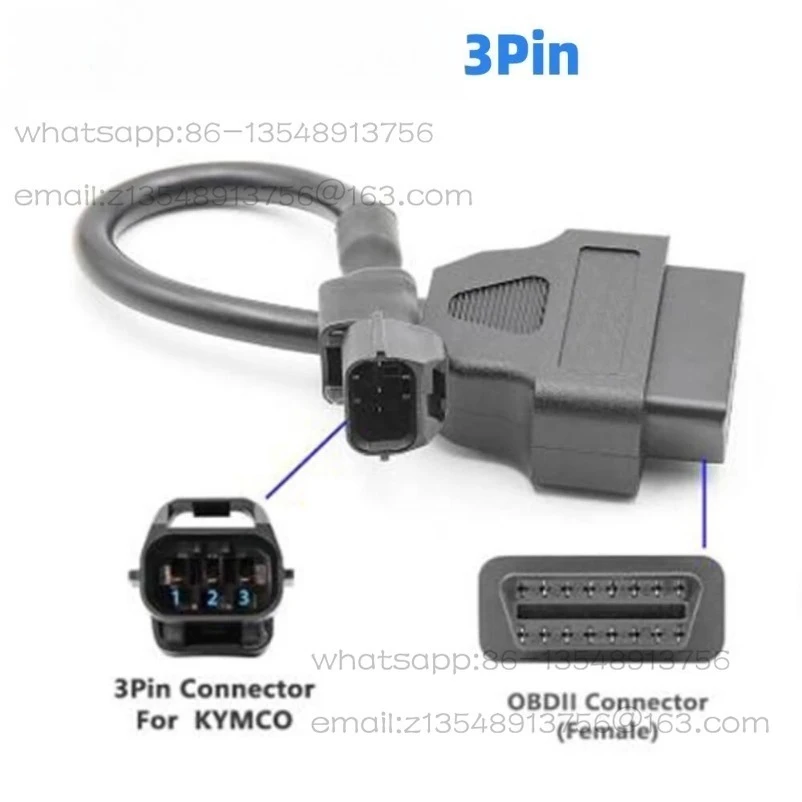 Universal EFI Motorcycle National Four Adapter Cable OBD2 Diagnostic Detector Special Adapter Plug EFI National Six Wire