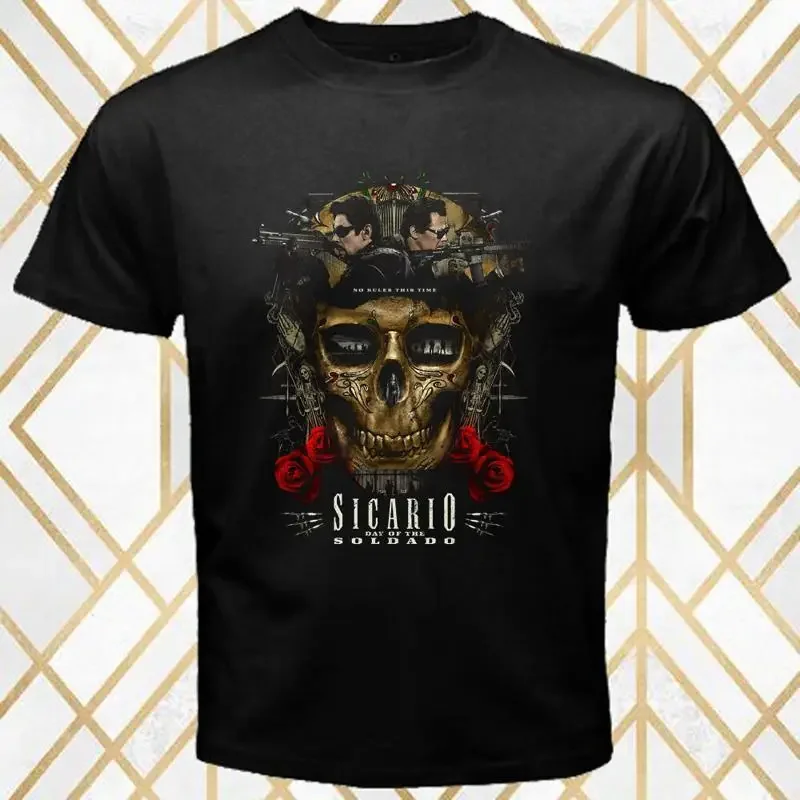Sicario Day of The Soldado Men's Black Size S 5XL T shirt