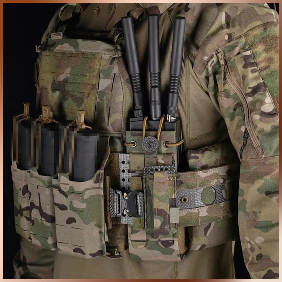 Tactical Radio Universal Pouch Airsoft Paintball Hunting Molle Radio Intercom Holster for MPU5 AN/PRC- 163 AN/PRC-152 AN/PRC148