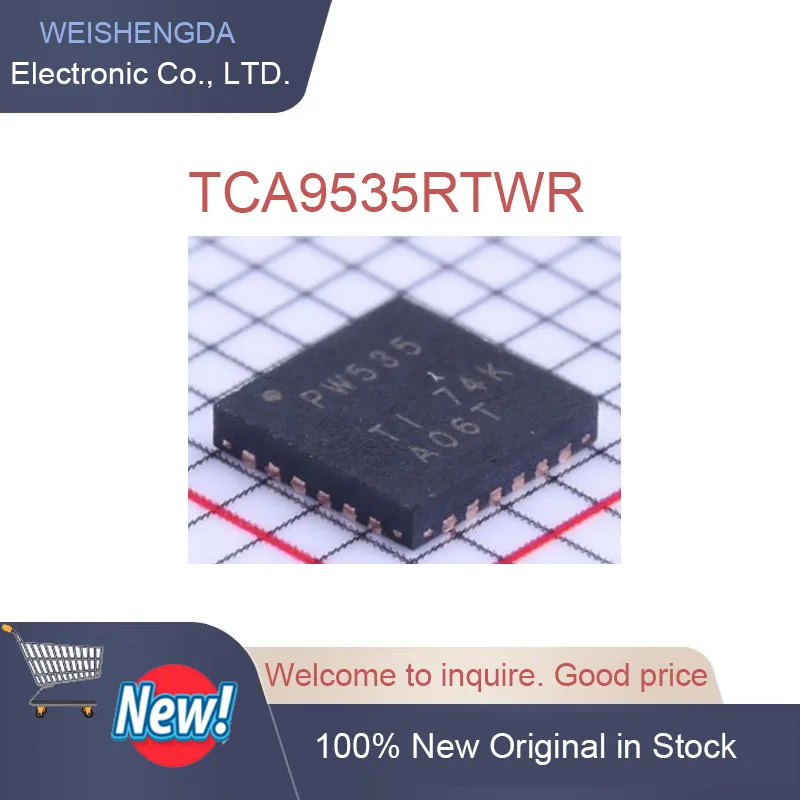 

100PCS TCA9535 TCA9535R TCA9535RT TCA9535RTWR QFN24 Chip IC New Original