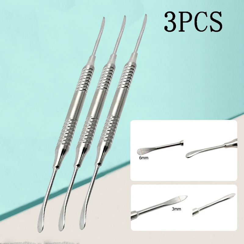 

3 шт., зубной имплантат с двойными концами, инструмент для сепаратора периодического лифта для втягивания, отдельный автоклав, хирургический инструмент для имплантации