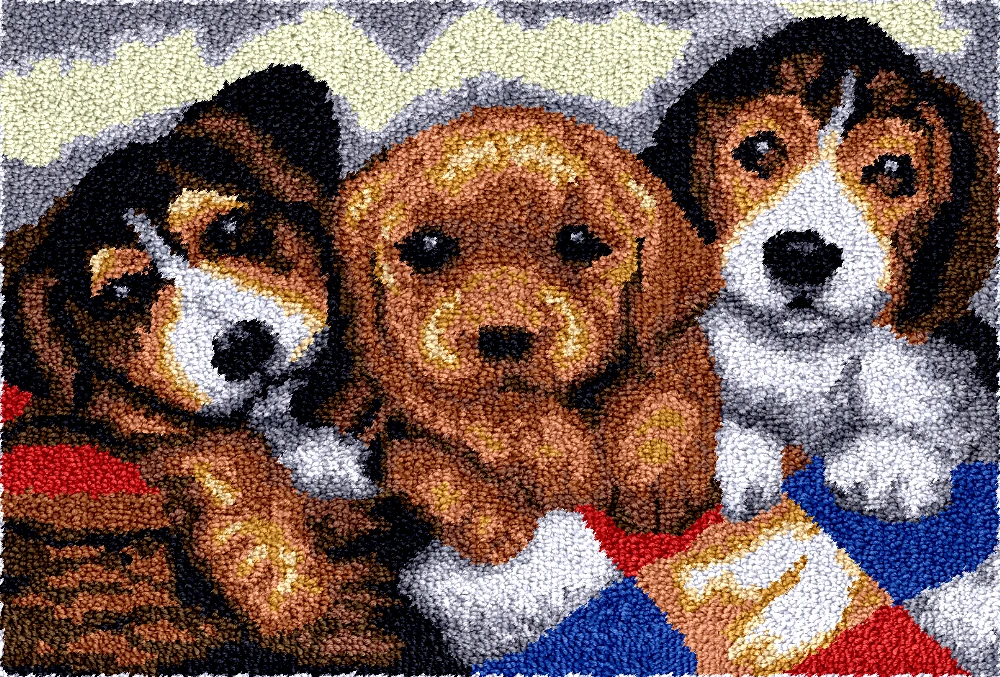 

Комплект крючков для защелки пчелы, ковер, печать на холсте, лебеди, ручная страна Xaoppakket, сделай сам, ковер, вышивка, ручная работа, собаки 69-102 см