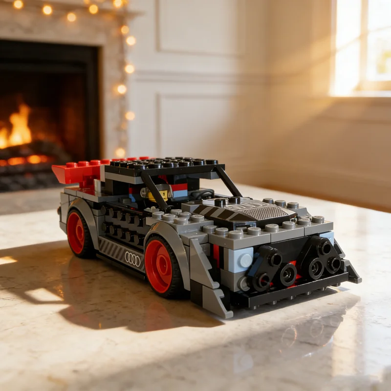 

200 шт. MOC Audiee Quattro Rally City Champions Модель Строительные блоки Архитектура Рождественские подарки Развивающие игрушки Кирпич Дети