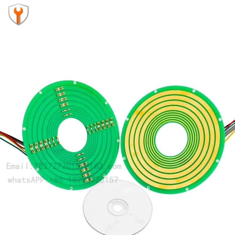 

Pancake slip ring, hole size 60mm 4-circuit transmission Ethernet for multi-industry equipment