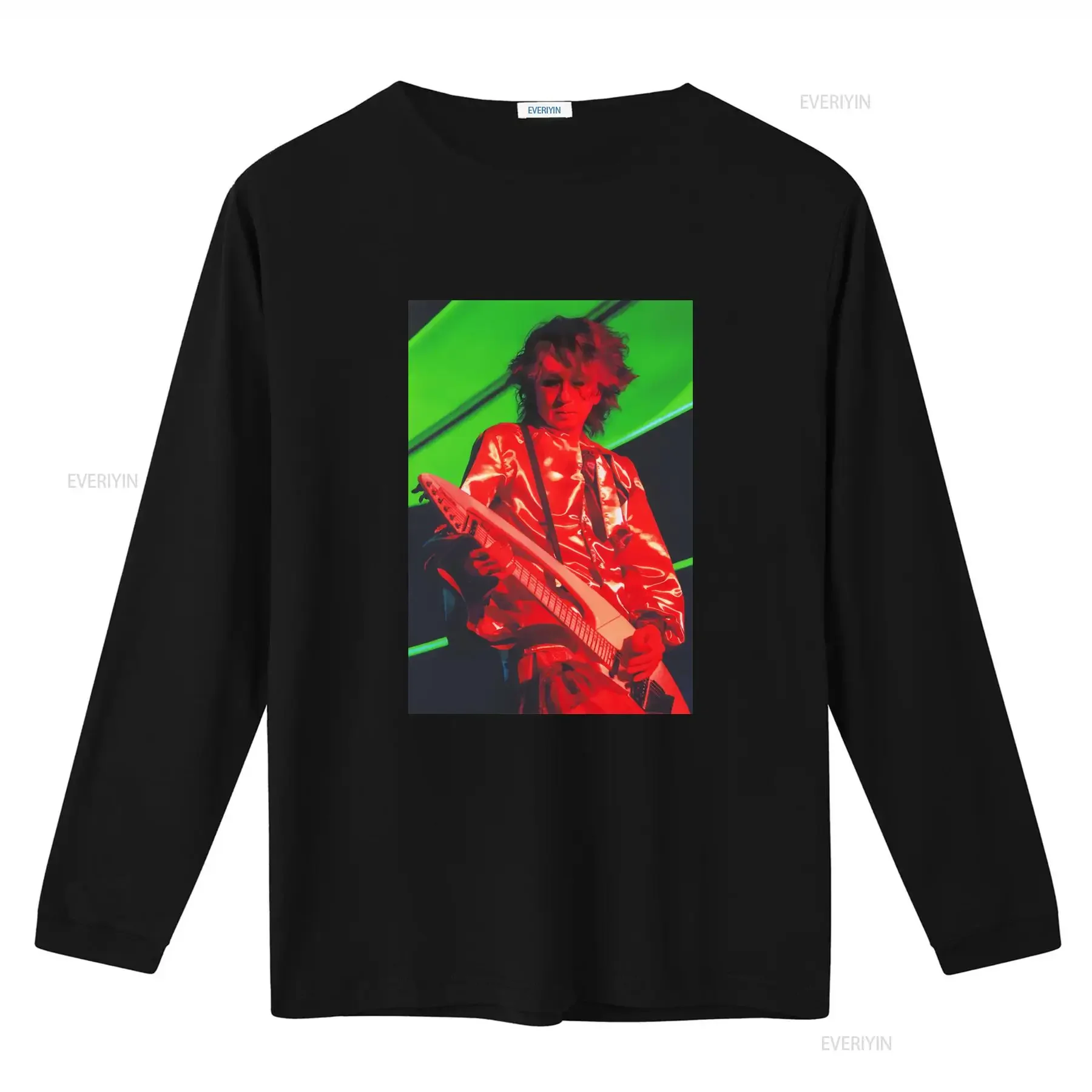 Buck Tick Amplifier Imai Hisashi Rock Band Style T Shirt for Men vintage Washed Top For Everyday Wear Stylish Soft Breathable