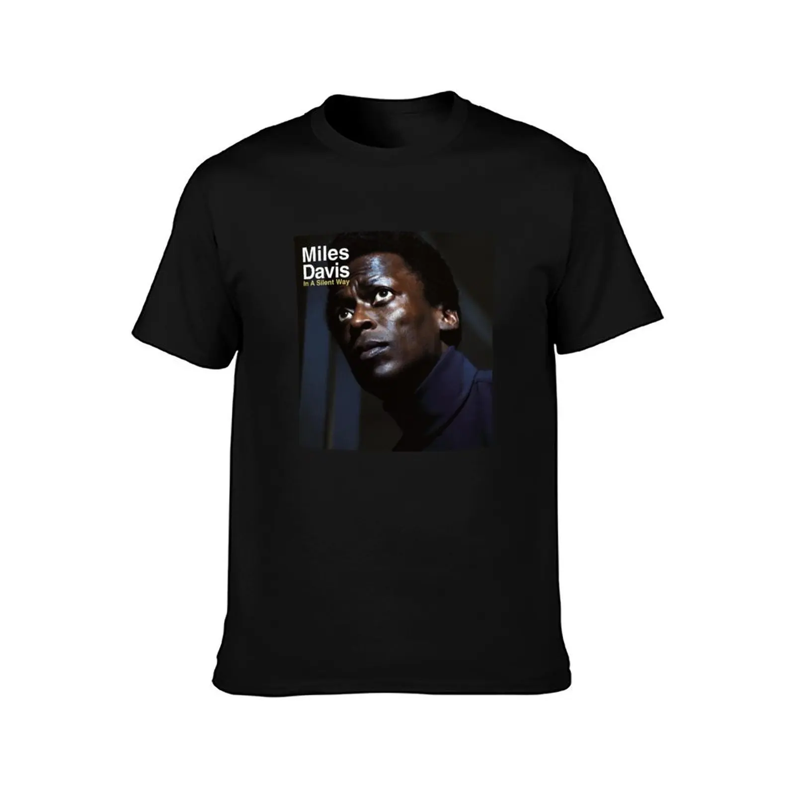 mílés saxophone dávís In A Silent Way Album Cover. T-Shirt man t shirt cotton high quality cotton tshirt 100% T-Shirt #2