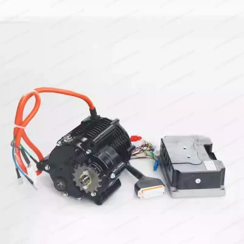 ybj120 1500W/2000W Mid-Mounted Brushless DC Gear Motor for Off-Road Motorcycle Modification