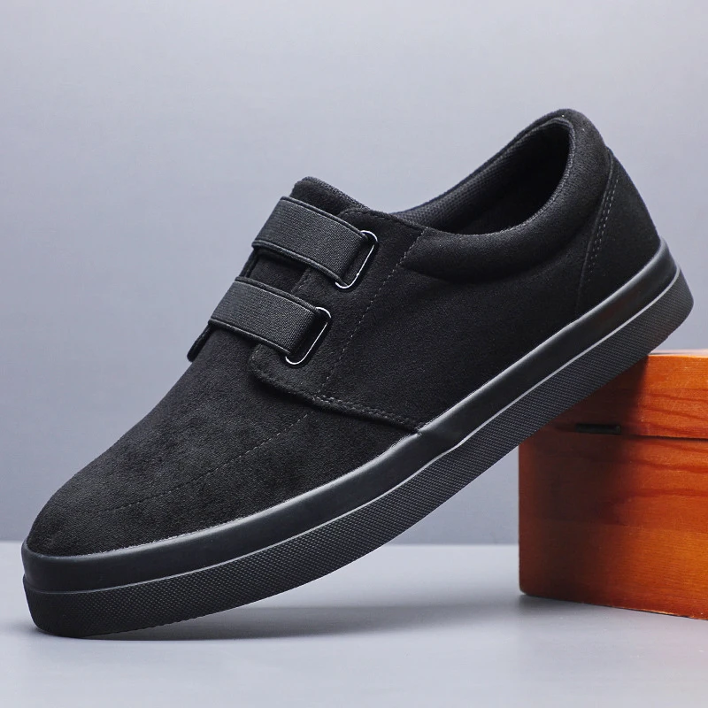 

Новая осенняя обувь для мужчин, повседневная обувь, модная парусиновая обувь для скейтборда на плоской подошве, крутые лоферы без шнуровки