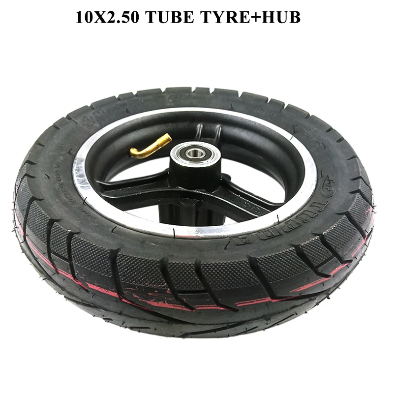 Off road 10x2.50 wheels suitable for balanced drive bicycle tires 10x2.5 wheels 10 inch wheel assembly