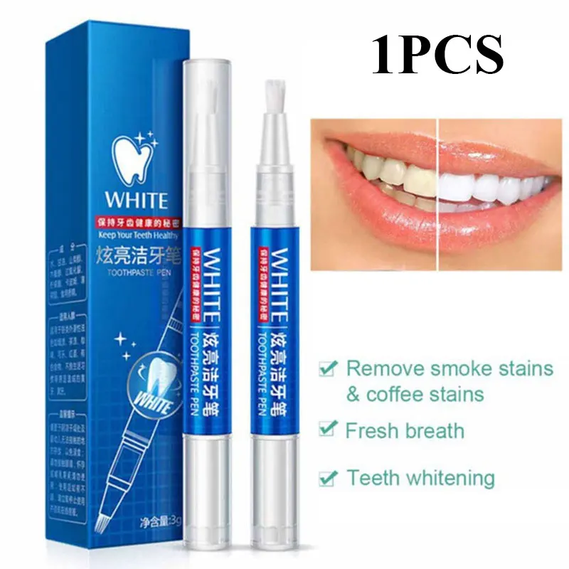 Teeth Whitening Pen Tooth Gel Whitener Bleach Remove Stains Oral Hygiene Instant Smile Teeth Whitening Kit Cleaning Serum