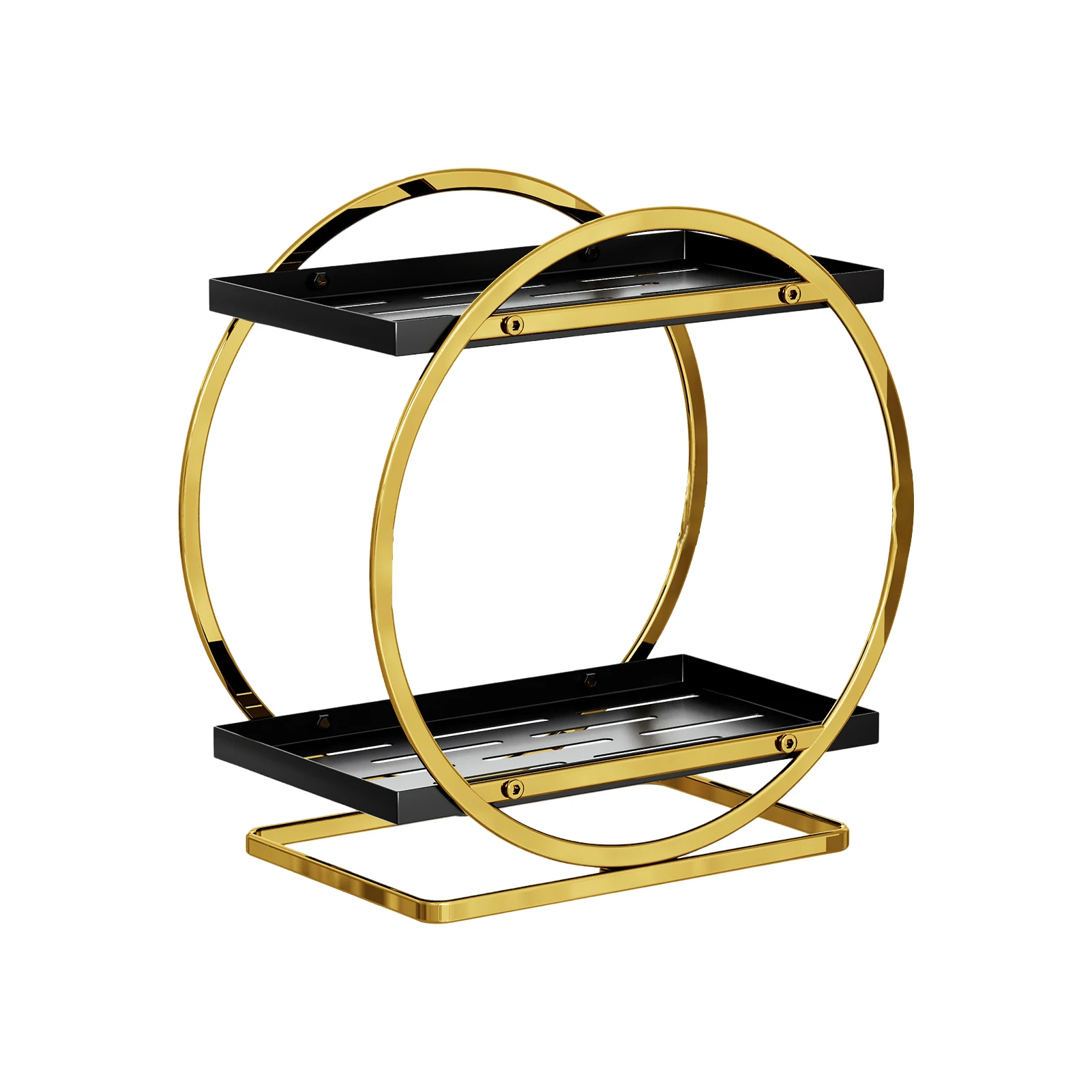 Bathroom Kitchen Storage Shelf Large Capacity Rust-proof And Durable Easy Installation Unique Shape