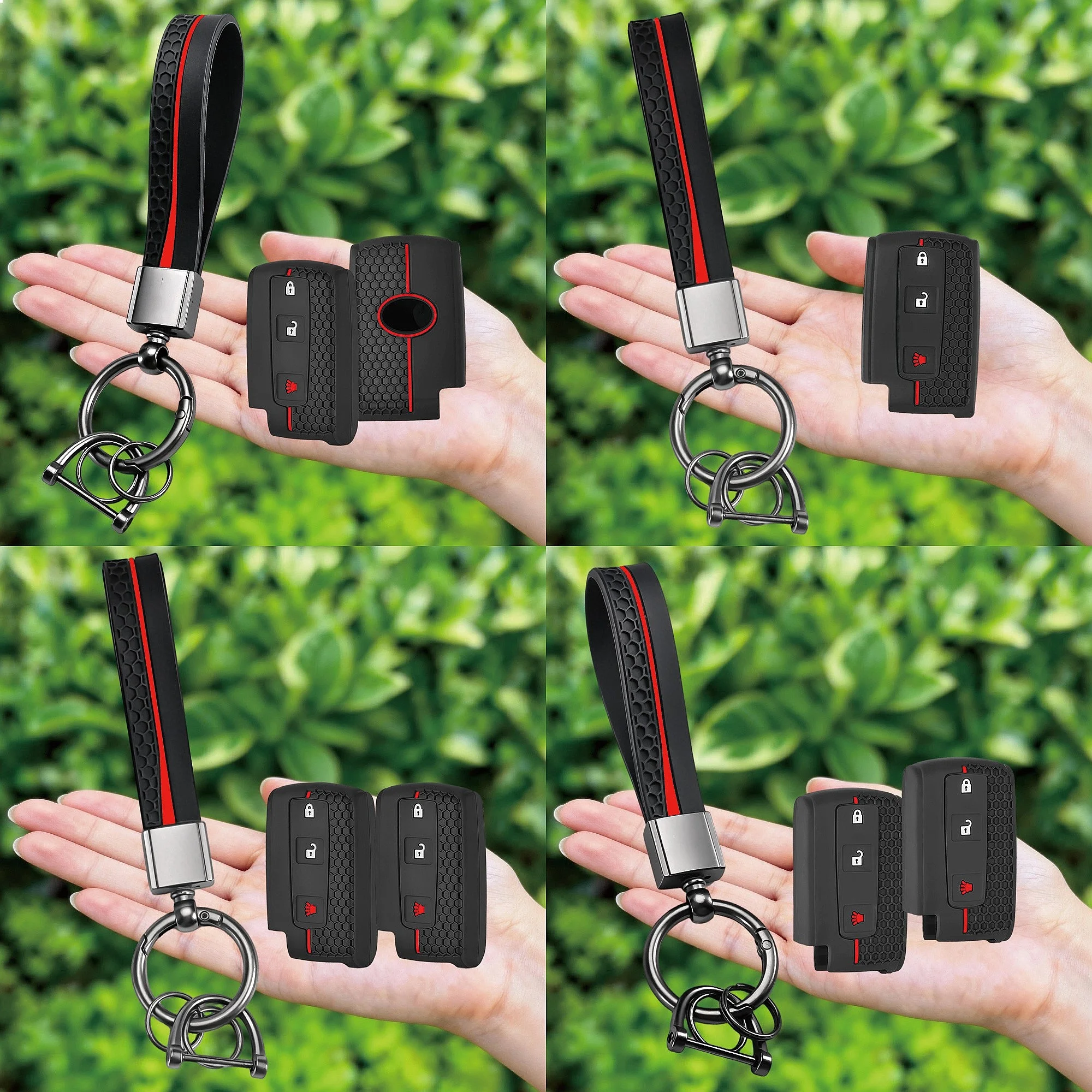 Silicone Car Remote Key Cover Key Fob Accessories Case For TOYOTA Corolla Verso 2004-2008 Prius Gen 20