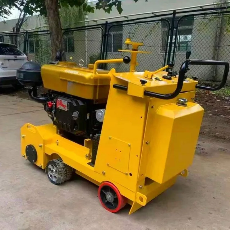 Small hydraulic milling machine Concrete bridge deck pavement hair pulling machine Diesel hand-held milling machine