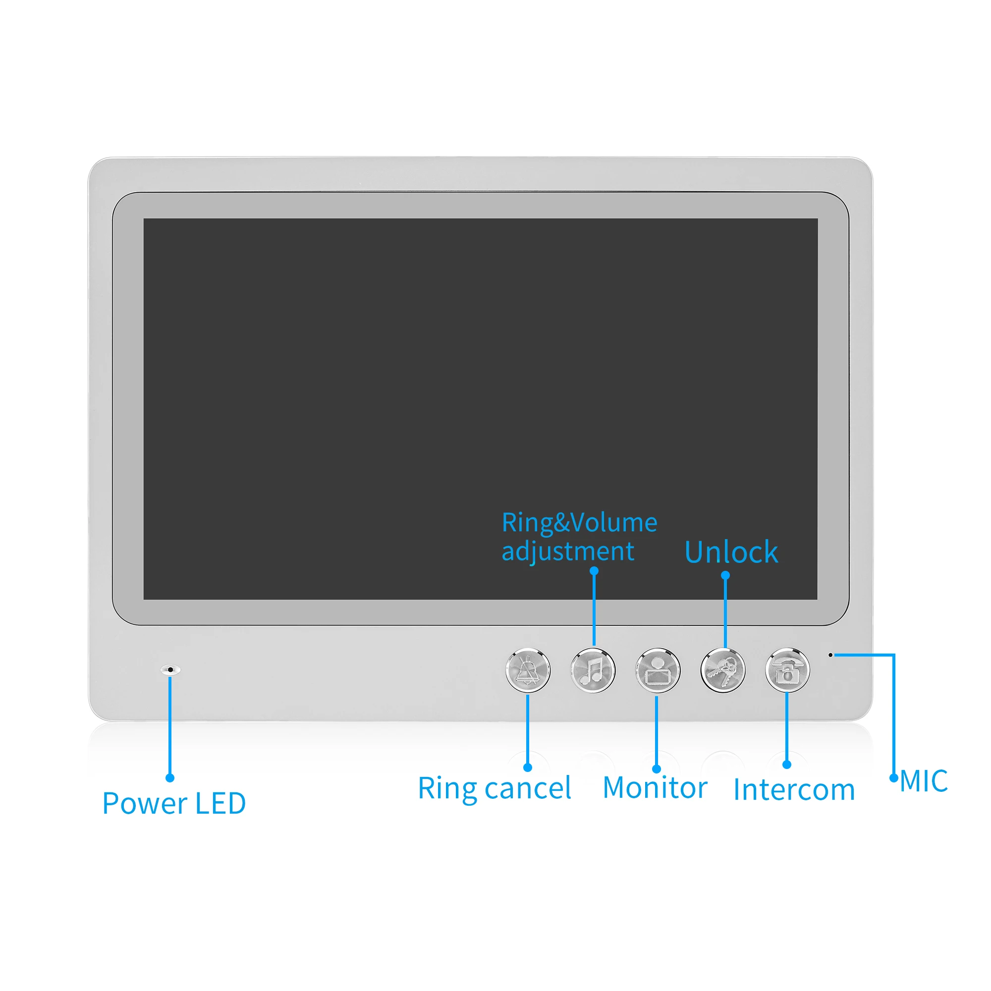 Imagem -02 - Wi-fi Video Intercom para Apartamento Sistema de Campainha com Fio Câmera Campainha Aplicativo Tuya 5