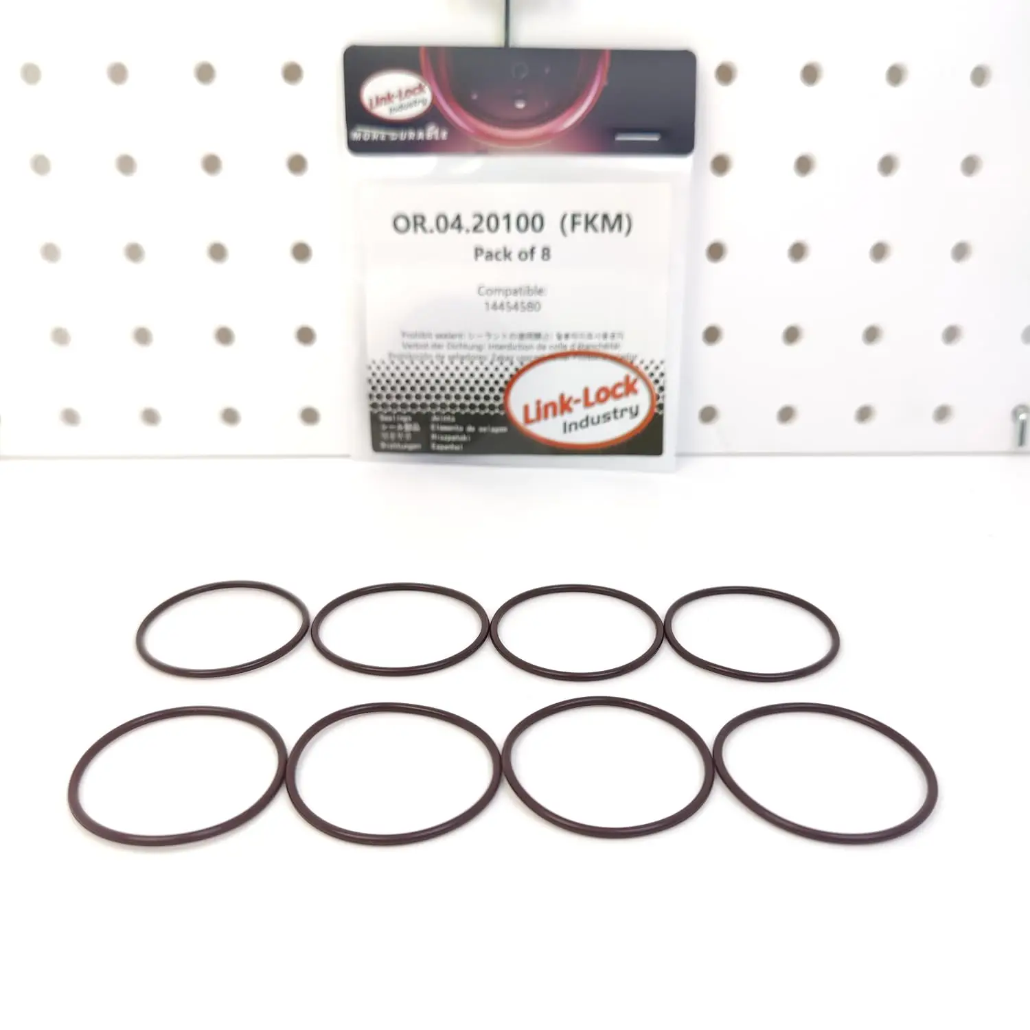 LINK-LOCK 8PCS OR.04.20100 FKM Viton Sealing O-Ring Kit of Oil Pump 14454580 for FIAT - view 3
