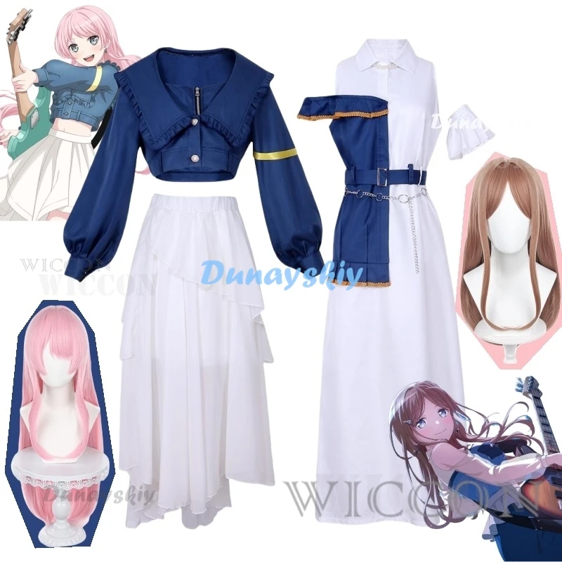 Anime BanG Dream It's MyGO Anon Chihaya Cosplay Soyo Nagasaki  Cosplay Costume Uniform Dress Wig Halloween Suit Outfits