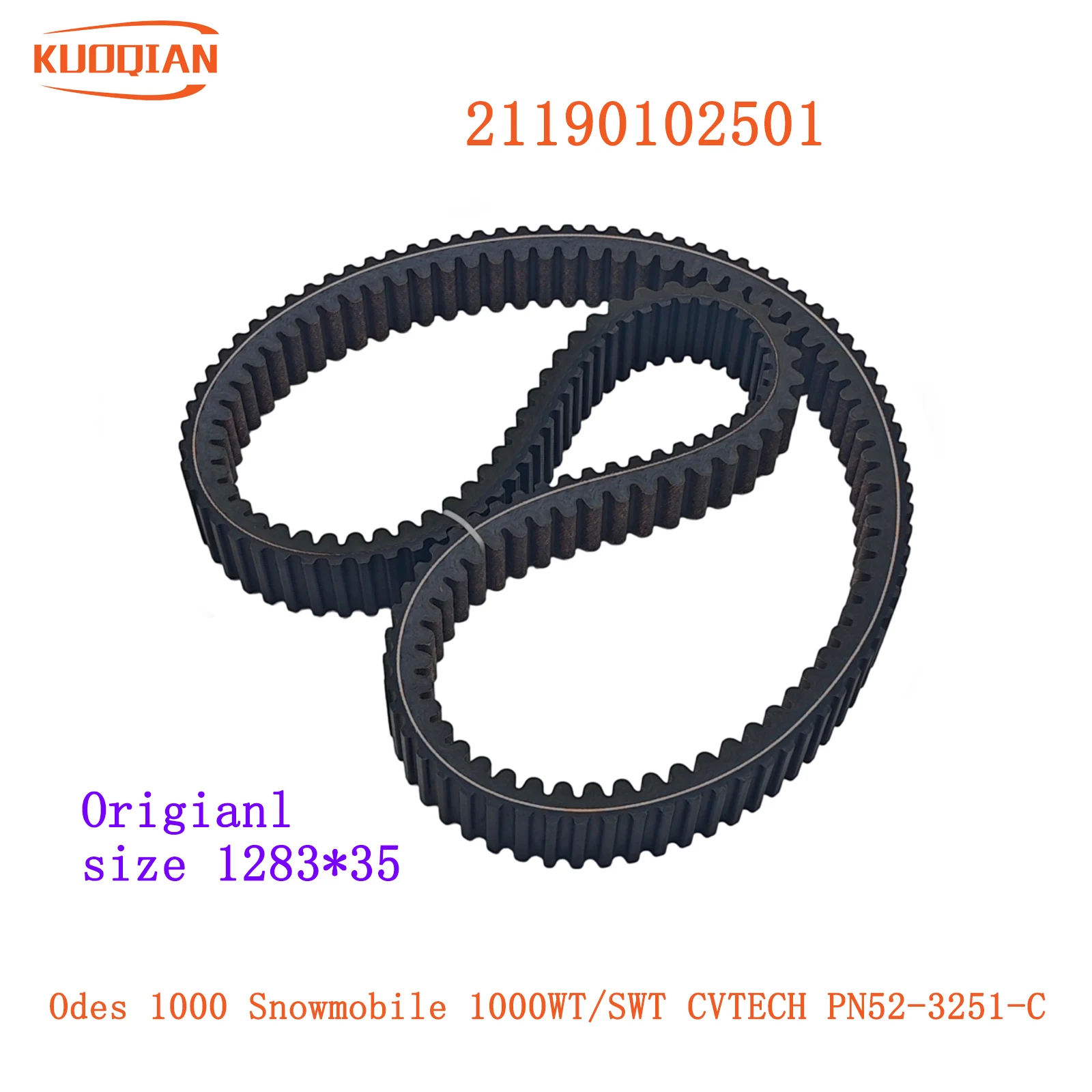 Original CVT Belt 21190102501 For Odes 1000 Snowmobile 1000WT/SWT CVTECH PN52-3251-C