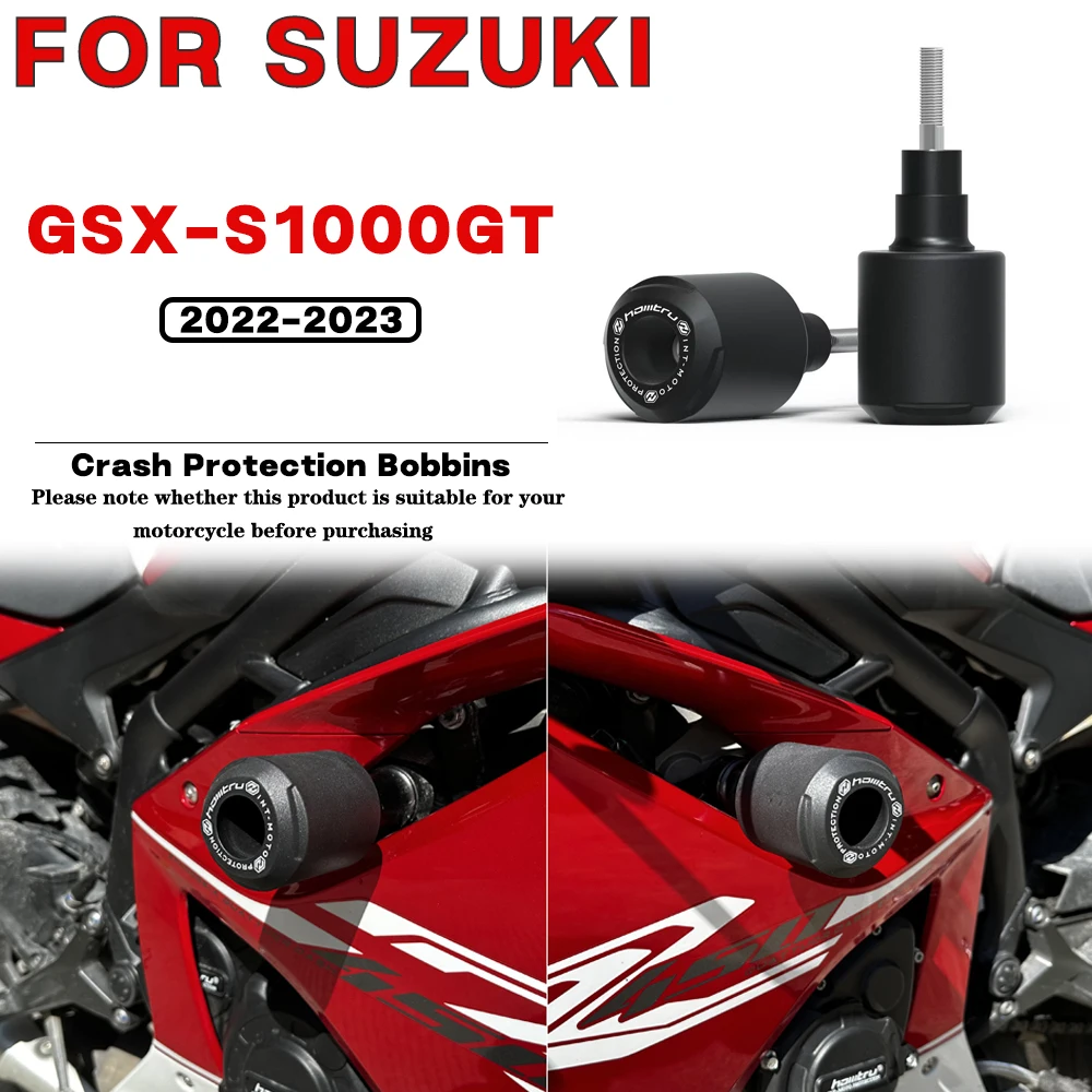 

For SUZUKI GSX-S1000 GT 2022-2023 Motorcycle Frame Crash Protection Sliders Falling Protector Kit Engine Protect Bobbins