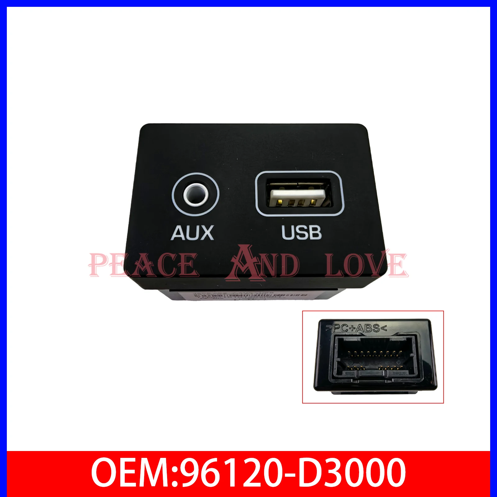

Абсолютно новый 96120-D3000 96120D3000, высококачественный Black Jack AUX и USB, подходит для Hyundai Tucson 2016-2017 годов выпуска.